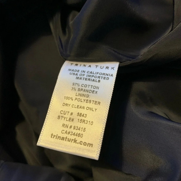 Trina Turk Museum Stripe Shift Dress 2 NWT $298 - Picture 7 of 7